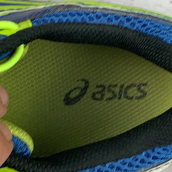 ASICS “GT 1000 2” blue & yellow running shoe sz 6 - Picture 12 of 14